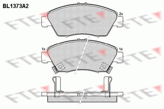 Bremseklosser FTE 9010150 Bremseklosser FTE 9010150