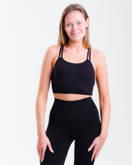 LEVITY Vamp Seamless Bra All Black XL