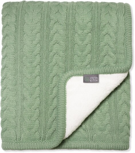 Vinter & Bloom Teppe Cuddly Basil Green Vinter & Bloom Teppe Cuddly Basil Green