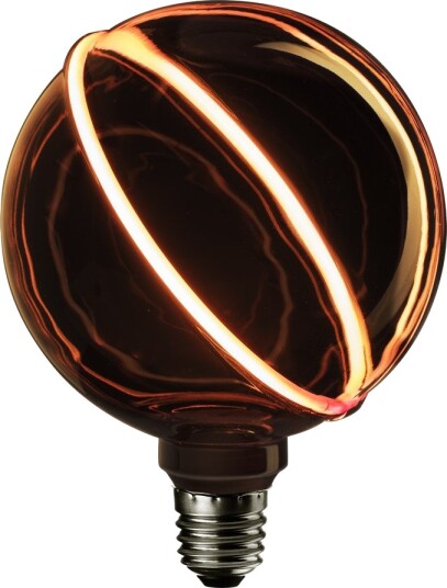 Dekor LED Globepære E27 130MM NERO 4W 1800K Dimbar