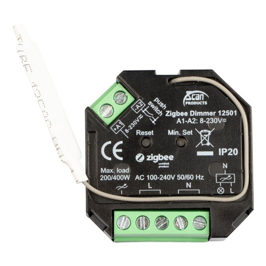 Scan Products 12501 Dimmerpuck Zigbee 200W LED Belysning