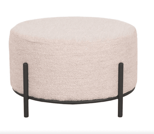 Trend Collection Troy Puff XL Bouclé Natur – Ø57 x H34 cm Trend Collection Troy Puff XL Bouclé Natur – Ø57 x H34 cm