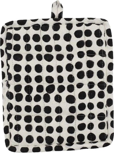 A World of Craft Dots gryteklut 17,5x21 cm hvit/svart A World of Craft Dots gryteklut 17,5x21 cm hvit/svart