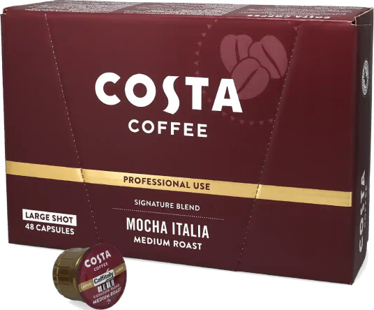 Costa | Mocha Italia Mellombrent Stor Kopp 48 kapsler til Costa Podio