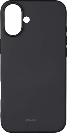 ONSALA Bakside Sil Touch Resirkulert MagSerie iPhone 16 Plus Svart