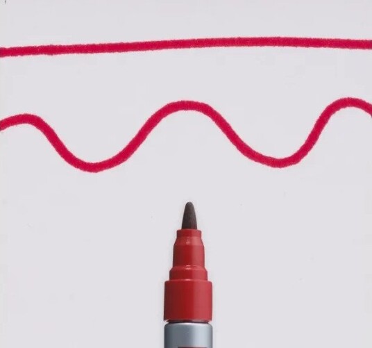 Sakura Marker Pen-Touch 130 - Rød