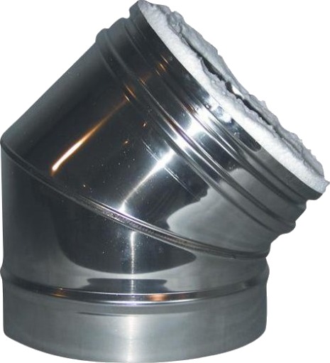 6" Metalbestos Multi50 albue 45° 6 inch