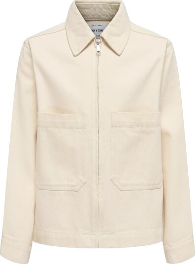 ONLY & SONS Osjcassel Box 8481 Pim Dnm Jacket Za Cream 158