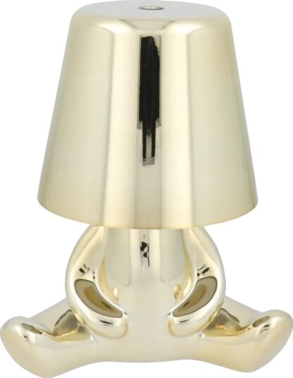 Oem Bordlampe Gold Man Art Deco Sittende Mønster 7 Mltl