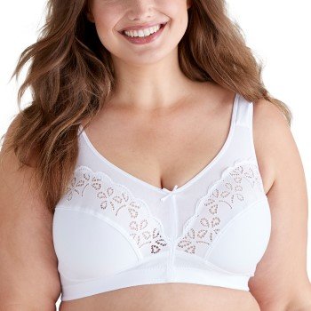 Swegmork BH Treasure Soft Bra Hvit bomull D 100 Dame