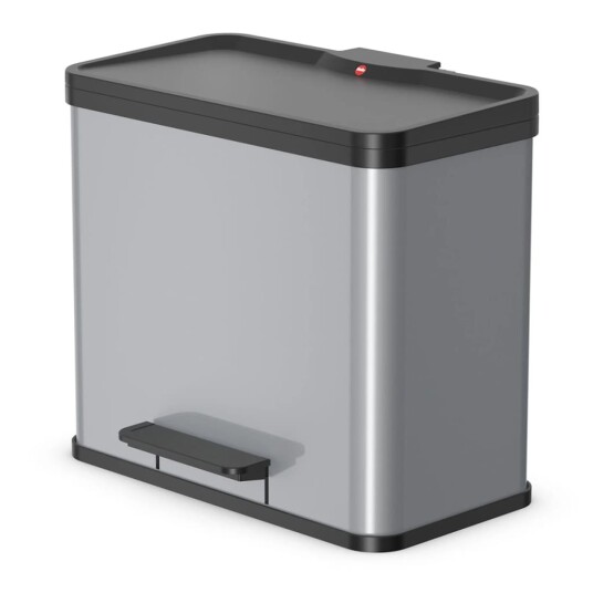 Hailo Pedalbøtte Oko Trio Plus størrelse L 3x9 L sølv 0633-220