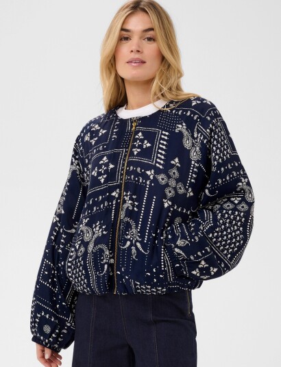 Saint Tropez Stephaniesz Bomber Jacket Navy M