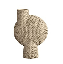 Sphere Vase Bubl Shisen Medio Sand