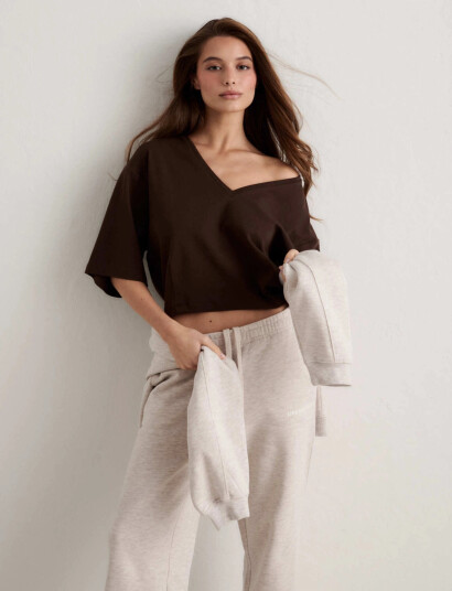 aim´n Elevated T Shirt Brown M aim´n Elevated T Shirt Brown M