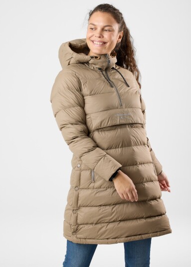Swedemount Östersund Down Anorak Long W Cappuccino/Cappuccino 44 Anorakk