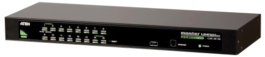 ATEN KVM-switch 1 konsol styr 16 datorer OSD 19" USB
