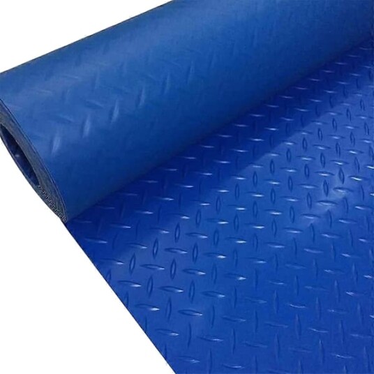 0.9x1m Bassengstige Matte Bassengtrappematte Bassengstige Beskyttelsesmatte Sklisikker Trappematte Bassengstige Matte Blå