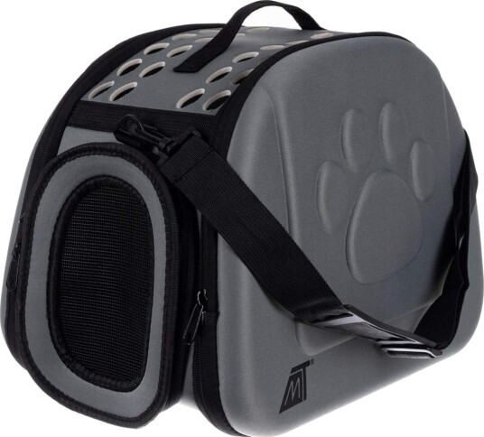 Northix Grå Transportveske for Hund og Katt 43x32x27 cm