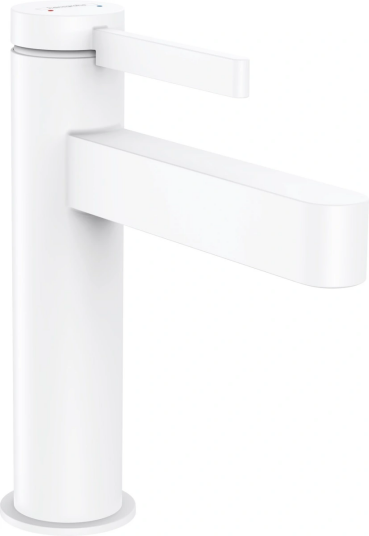 Hansgrohe Finoris Servantbatteri 110 Med bunnventil, Hvit Matt Hansgrohe Finoris Servantbatteri 110 Med bunnventil, Hvit Matt