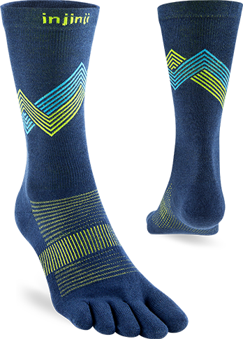 Injinji Run Lightweight Crew Glow S 37 40