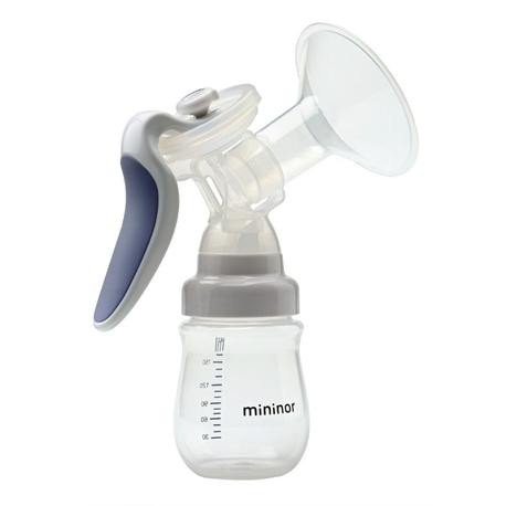 Mininor Mininor Manuell Brystpumpe Hvit Transparent Mininor Mininor Manuell Brystpumpe Hvit Transparent