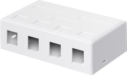 Goobay 4-Port Snap-In Keystone Tomt Deksel for Veggmontering