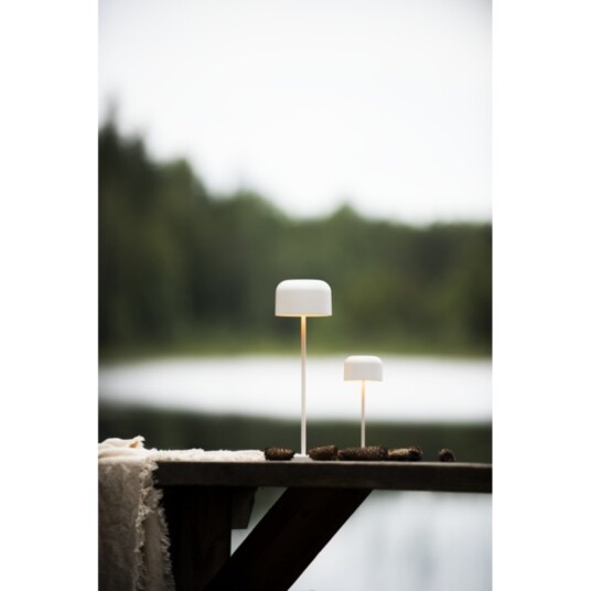 Konstsmide Lille Bordlampe LED USB Hvit 2200K/2700K dimbar