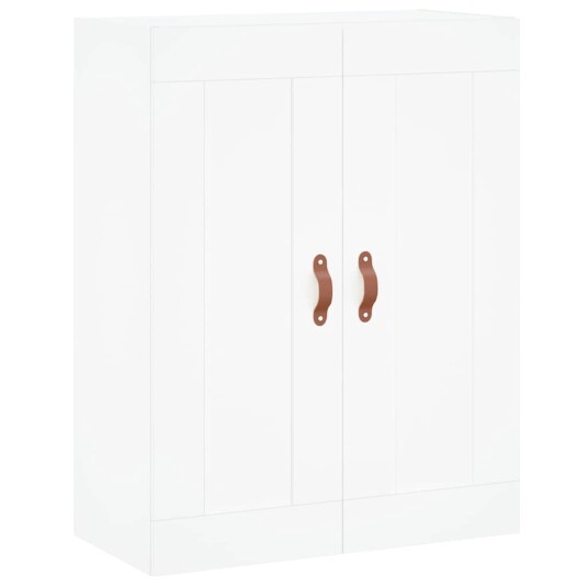 vidaXL Highboard hvit 69,5x34x180 cm konstruert tre 8720845490157
