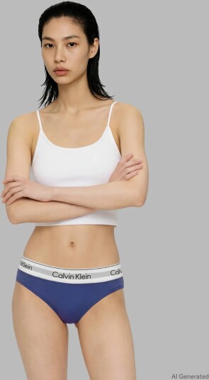 Calvin Klein Thong 2Pk White M