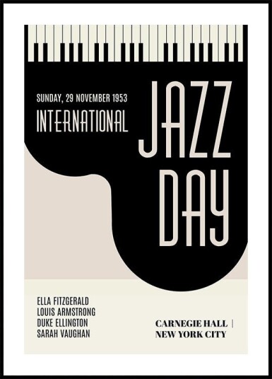 Jazzy Days Poster Plakat / 21x30cm