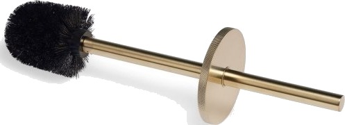 Blue Label Toiletbørste Indsats Børstet Guld Med Facet Låg Blue Label Toiletbørste Indsats Børstet Guld Med Facet Låg