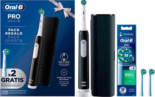 Oral B Pro Series 1 Elektrisk tannbørste + 2 pcs. Ekstra børstehoder Oral B Pro Series 1 Elektrisk tannbørste + 2 pcs. Ekstra børstehoder