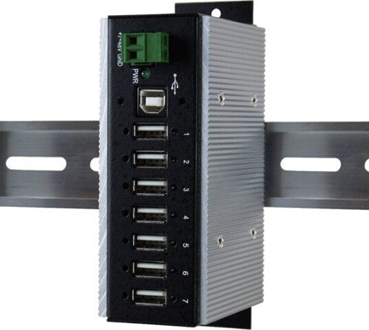 Exsys Ex-1177Hmvs-Wt Usb 2.0 Type-B Usb 2.0 480 Mbit/S Sort Hvit 7 48 V 36,3 Mm