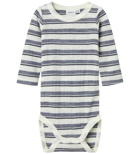 Name It Folkstone Gray Snow White NBMWang Ull Needle Ls Body Noos 62