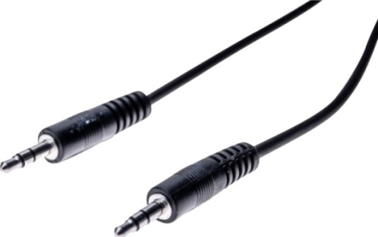 Tecline 580701 3.5Mm Hankjønn 3.5Mm Hankjønn 3 M Sort