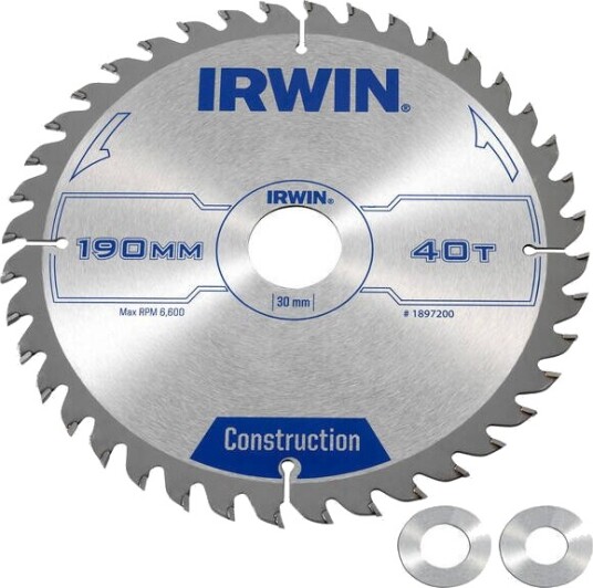 Irwin 1897207 Sagblad Til Sirkelsag - 235mm, 30mm Senterhull, 20T (ATB)