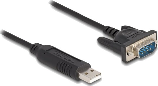 Delock Usb / Seriell Kabel Usb Hann Til Db 9 Hann Skrubar 50 Cm