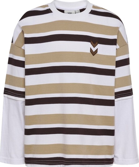 Hummel Genser - HmlJr Silly - Sølv Mink - Hummel - 4 år (104) - Genser Beige Brun Hvit Svart
