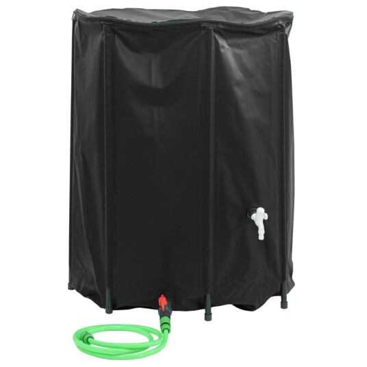 Vanntank med kran sammenleggbar 750 L PVC