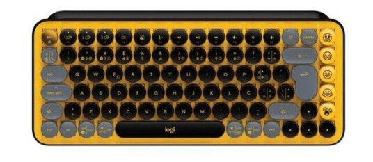 Logitech POP Keys - keyboard - QWERTY - Portuguese - blast - Tastatur - Portugisisk - Gul