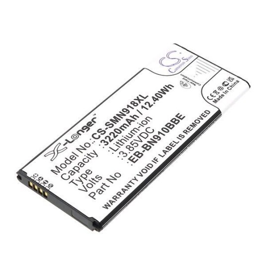 Samsung Galaxy Note IV batteri (3220 mAh 3.85 V, NFC)