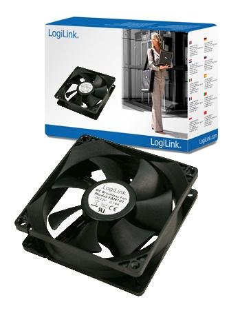 LogiLink fan 80*80*25mm 32,6 dB black LogiLink fan 80*80*25mm 32,6 dB black