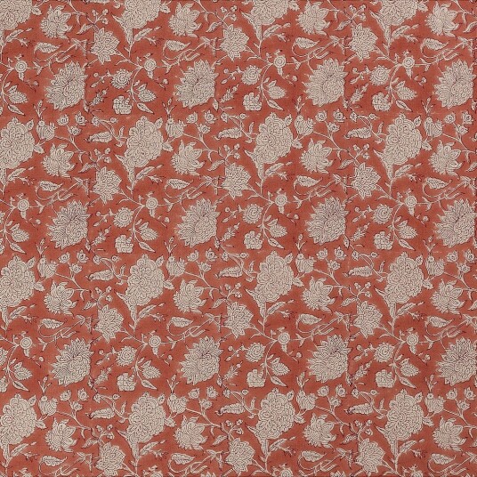 Chamois Bordduk i lin Indian Rose Rød Chamois Bordduk i lin Indian Rose Rød