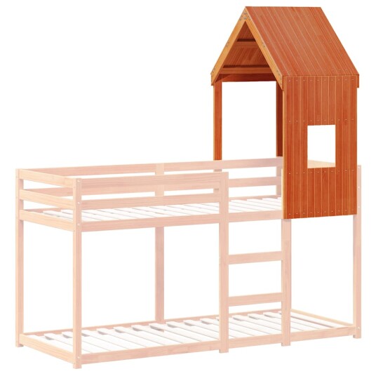 Tak for barneseng voksbrun 60x99x139,5 cm heltre furu Tak for barneseng voksbrun 60x99x139,5 cm heltre furu