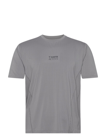 7 DAYS Active T-Shirt S/S - Grey - S