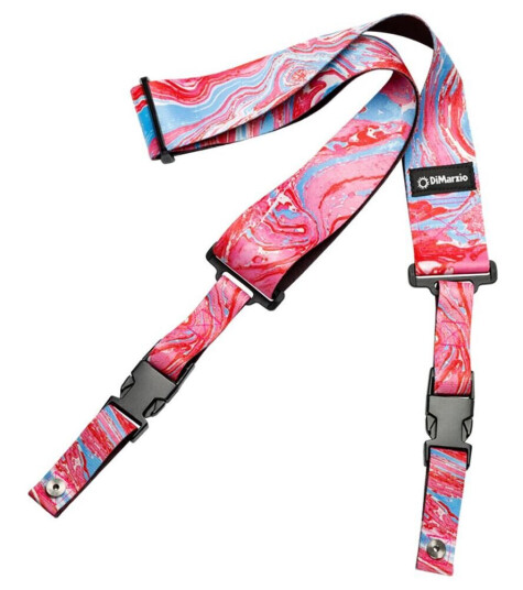 Dimarzio Dd2244 2 Cliplock Strap Nylon Steve Vai - Blue Cherry Universe