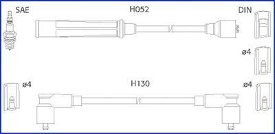 Tennplugg kabelsett HITACHI 134473
