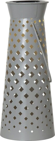 Star Trading Solcellelykt Romby 32cm Grå