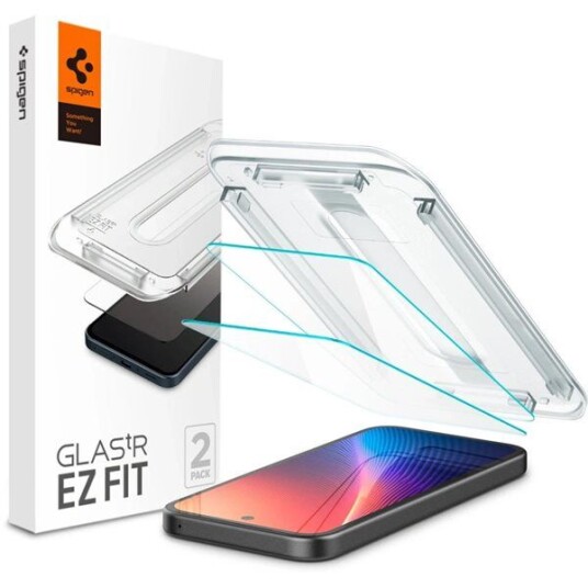 Spigen EZ Fit Beskyttelsesglass til Google Pixel 9a - 2 stk Ripebestandig Spigen EZ Fit Beskyttelsesglass til Google Pixel 9a - 2 stk Ripebestandig