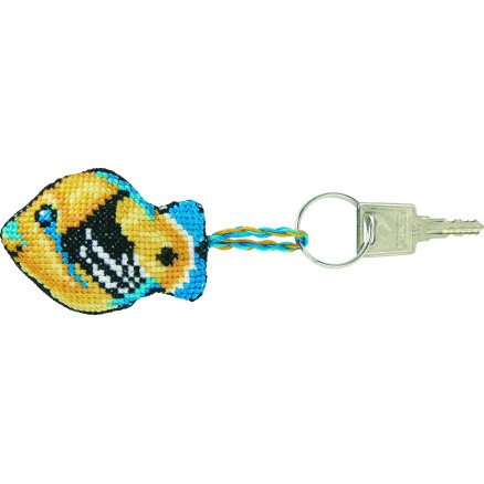 Permin Broderisett Picasso Fish 7x5cm